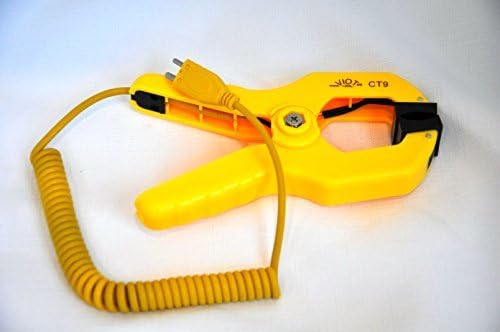 Type K Thermocouple with Big Clamp on 3ft Wire Temperature Sensor Wide Range to 400 Degree F Multimeter Instrument Part Replacement Jaw Opening 2 inch