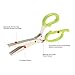 Herb Scissors - Stainless Steel 5 Blades For Fresh Parsley, Garden Herbs, Meat Mincing| Clever Cutter, Housewarming Gifts As Seen On TV | W/ BONUS Strawberry Huller & Brush