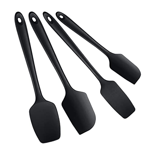 Sunivaca Spatulas Silicone Heat Resistant 600°F, Silicone Spatula Set