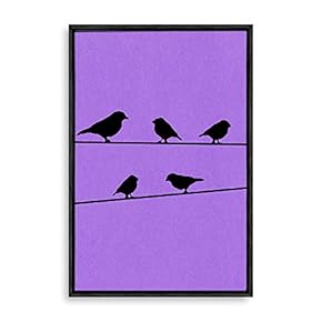 Framed Canvas Wall Art for Living Room, Bedroom Simple Style Theme Canvas Prints for Home Decoration Ready to Hang - 16x24 inches