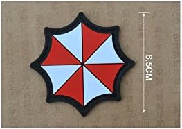RESIDENT EVIL Small Sz UMBRELLA Corporation Logo Velcro Patch By Ewkft