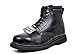 ARCTIV8 Men's STEEL Pro Premium Full-Grain Leather Plain Rubber Sole Heavy Duty Steel Toe Work Boots Black 11.5 M US