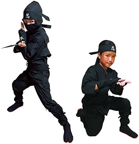 Halloween Children's Ninja UniformMartial Art Costume! Black large