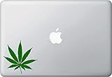 Cannabis Leaf - Marijuana - Pot - Weed - Macbook or Laptop Vinyl Decal Sticker - Yadda-Yadda Design Co. (4