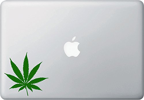 Cannabis Leaf - Marijuana - Pot - Weed - Macbook or Laptop Vinyl Decal Sticker - Yadda-Yadda Design Co. (4