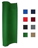 Performance Grade Pool Table Felt - Billiard Cloth - for 7, 8 or 9 Foot Table Choose English Green, Burgundy, Blue, Light Gray, Navy Blue, Black, Red, or Tan