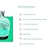 COOSA 100ml Aromatherapy Essential Oil Diffuser Glass Handmade Cool Mist Humidifier Waterless Auto Shut-Off with 4 Time Setting and 7 Color Changing Light for Home Deco Office Baby Spa Yoga