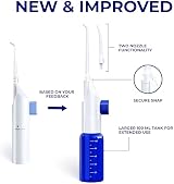 ORAVIX Manual Water Flosser 100 ml Tonsil Stone Irrigator Soft Floss view 3