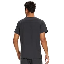 COZYFIT Scrub Top for Men - Stretch V-Neck Scrubs