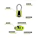 Safedome iTrack - Smart Luggage Padlook (Green)