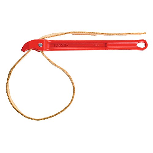 RIDGID 31365 5 Aluminum Pipe Strap Wrench, 5inch Capacity Adjustable