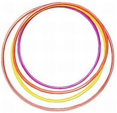 HULA HOOP 27 IN. DAYGLO COLOR