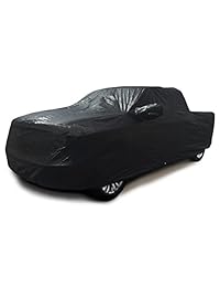 Fundas CarsCover con 100  protección solar, se ajustan a Chevy Silverado 1500 Crew Cab 2000 2016, de caja corta, cubierta para auto, camioneta de Xtrashield, color negro