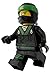 LEGO Ninjago 9009204 Sky Pirates Lloyd Kids Minifigure Light up Alarm Clock | Green/Black Plastic | 9.5 inches Tall | LCD Display | boy Girl | Official