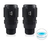 Pressure Regulator 25 PSI, 3/4" Female x 3/4" Male Hose Thread Low Flow Pressure Reducer Drip Irrigation