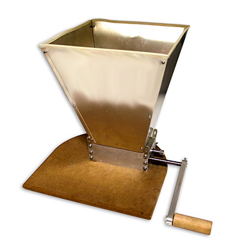 Barley Crusher W/ 7 Lb.-Capacity Hopper