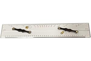 45cm Navigation Parallel Ruler Tool for Accurate Chart Measurements