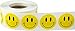 Smiley Face Stickers Yellow Happy Face Labels For Teachers 1 Inch Round Circle Dots 500 Adhesive Stickers