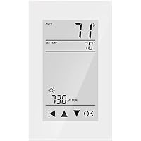 HEATIT ET-72 Digital Programmable Thermostat with Large LCD Display for Floor Heating Systems