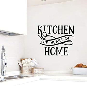 Cocina Hogar Arte Corazon Decoracion Pvc Etiqueta De La Pared