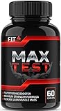Max Test | Testosterone Booster | Testosterone Booster for Men | Booster Supplement | Test Booster | for Energy & Sex Drive | Horny Goat Weed | Tongkat Ali | Boron