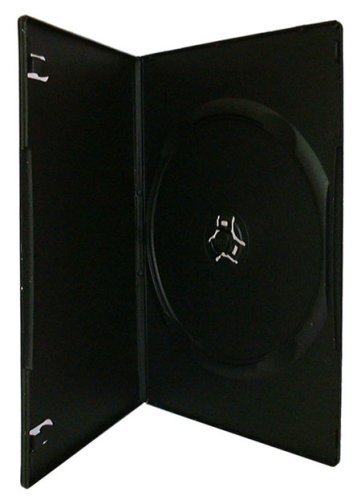 Generique Single Slim (7mm) DVD Video Cases, Black x 100