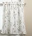 Lorraine Home Fashions English Garden 55-inch x 24-inch Tier Curtain Pair, White/Multi