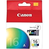 CANON Inkjet, Color, Selphy DS-180, 700, 810, PIXMA iP90, BCI-16 - 2 Cartridges per box 2/PK
