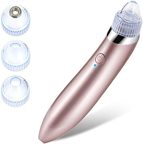 Blackhead Remover, Trcoveric Electric Multifunction Facial Pore Cleaner Skin Peeling Acne Remover Comedo Suction Vacuum Acne Comedone Extractor Machine (Rose Gold)