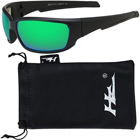 HZ Series Superfit - Premium Polarized Sunglasses by Hornz – Sunglasses for Men – Full Frame Strong Arms