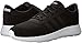 adidas  Women's Lite Racer W Sneaker, Black/White, 9 M US