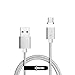 Netdot Gen7 Nylon Braided USB-C Magnetic Fast Charging Cable Compatible with Type-C Smartphone(3.3ft USB-C/3 Pack Silver)