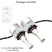 9005 LED Headlight Bulbs, LinkStyle 2PCS LED Headlights 9005 HB3 Waterproof 36W 6500K 8000Lumens Super Bright Cool White COB Chips Fog Light Cree Bulb High Low Beam All-in-One Conversion Kit (9005)
