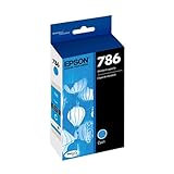 Genuine OEM Cyan Ink Cartridge Epson WorkForce Pro WF-4630 WF-4640 WF-5110 WF-5690 WF-5190 WF-5620 - T786220 786 - Yield 800