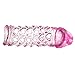 AHAOMG(TM) Hot Reusable Full Cover Penis Sleeve Ring Delay Impotence Erection Condoms PINK