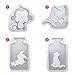 cici store Silicone Mold, DIY Crafts Art Hollow Epoxy Resin Bottle Jewelry Pendant Creative Cute Molds Decoration,3#