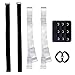 TRIES Adjustable Invisible Bra Strap 3x4 Hook Clear Shoulder Straps 5 Pcs