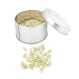 200 Count Gold Mini Paper Clip Super Cute Tiny