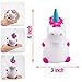 HORSE Kawaii Jumbo Unicorn Squishy Slow Rising Sweet Scented Vent Charms Kid Toy Hand Toy Stress Relief Toy, decorative props Doll Gift Fun Large (Pink Unicorn Hippo)