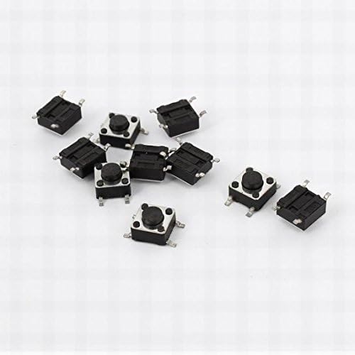 Ucland 10pcs SMD SMT Momentary Mini Tact Tactile Push Button Switch 6x6x4.3mm