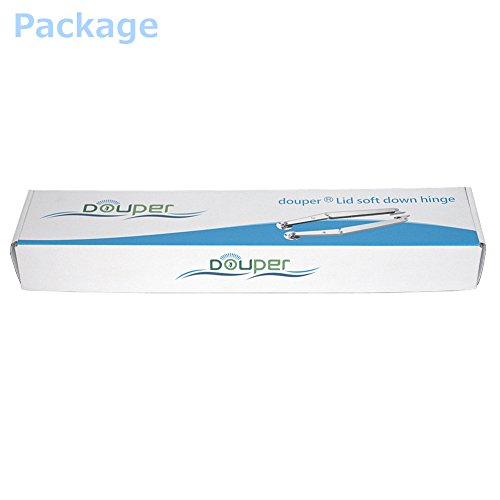 Douper 200N/44lb Heavy Duty Gas Springs Lid Support Hinge with Soft