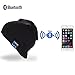Zonman Wireless Bluetooth Hat Headphones+Free Touchscreen Gloves for Fitness Outdoor Sports Walking Christmas Gifts (Black)