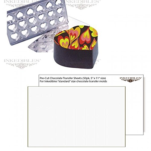 Click Here to See More Images YummyInks â„¢ Brand: Magnetic Chocolate Mold - design 530-003 and 50 chocolate transfer sheets