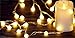 [Remote & Timer] 33Ft Outdoor Globe String Lights 100LED Warm White Fairy Twinkle String Lights(3/4