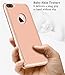 ATOOZ 360 Degree All-Around Full Body Utral Thin Slim Fit Lightweight Hard Protective Shockproof with Screen Protector Skin Cover Case for iPhone 7 Plus 5.5 Inch (Rose Gold)