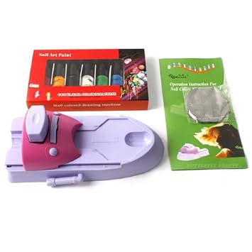 Amazon Com Hotenergy Nail Art Printing Stamp Stamper Machine Kit