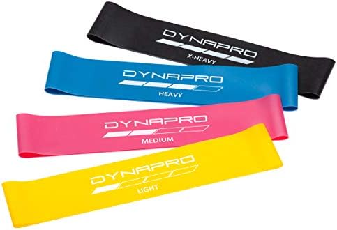 DYNAPRO Resistance Bands- Mini Precision Loop Exercise Bands with 2 Size Options, Perfect for Any Home Fitness Training Program