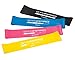 DYNAPRO Resistance Bands- Mini Precision Loop Exercise Bands with E-Quickstart Workout Guide (Pink-Yellow-Blue-Black) Perfect for Any Home Fitness Training Program