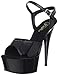 Pleaser Women's Delight-609/B/M Ankle-Strap Sandal