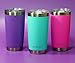 CHILLOUT LIFE 20 oz Stainless Steel Tumbler with Lid - Double Wall Vacuum Insulated Coffee Mug with Splash Proof Lid and Straw for Hot & Cold Drinks, Powder Coated Teal (1 Unit)
